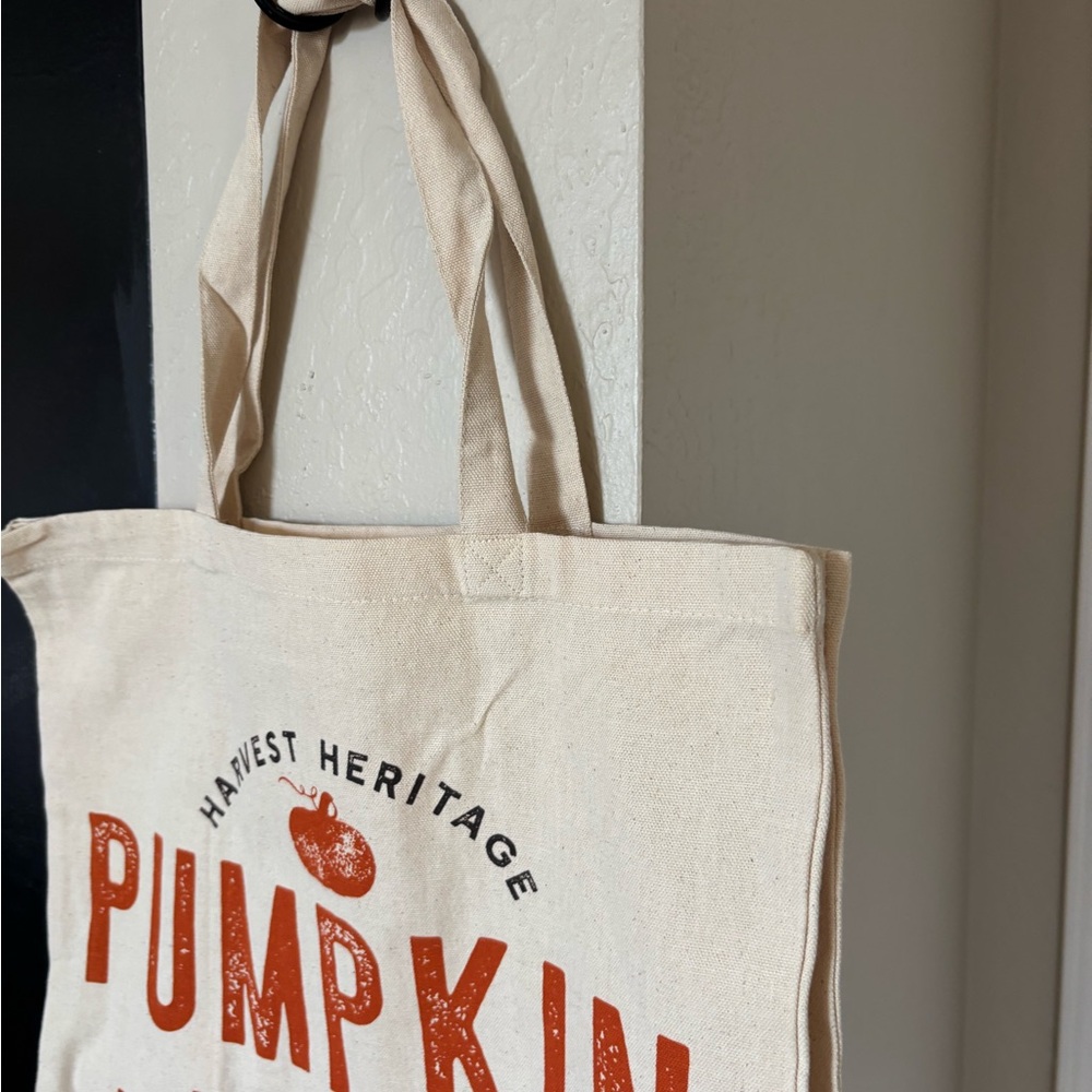 (Pumpkin Patch) Canvas Tote Bag - Picture 5 of 6